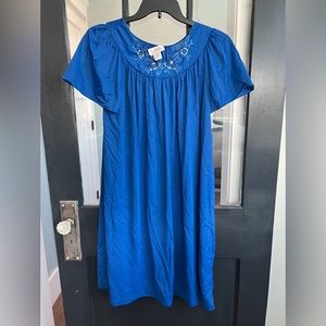 Shadowline night gown blue size large like new